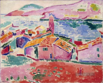  Matisse Werke - Blick auf Collioure 1906 abstrakten Fauvismus Henri Matisse Stadtbild Stadtszenen